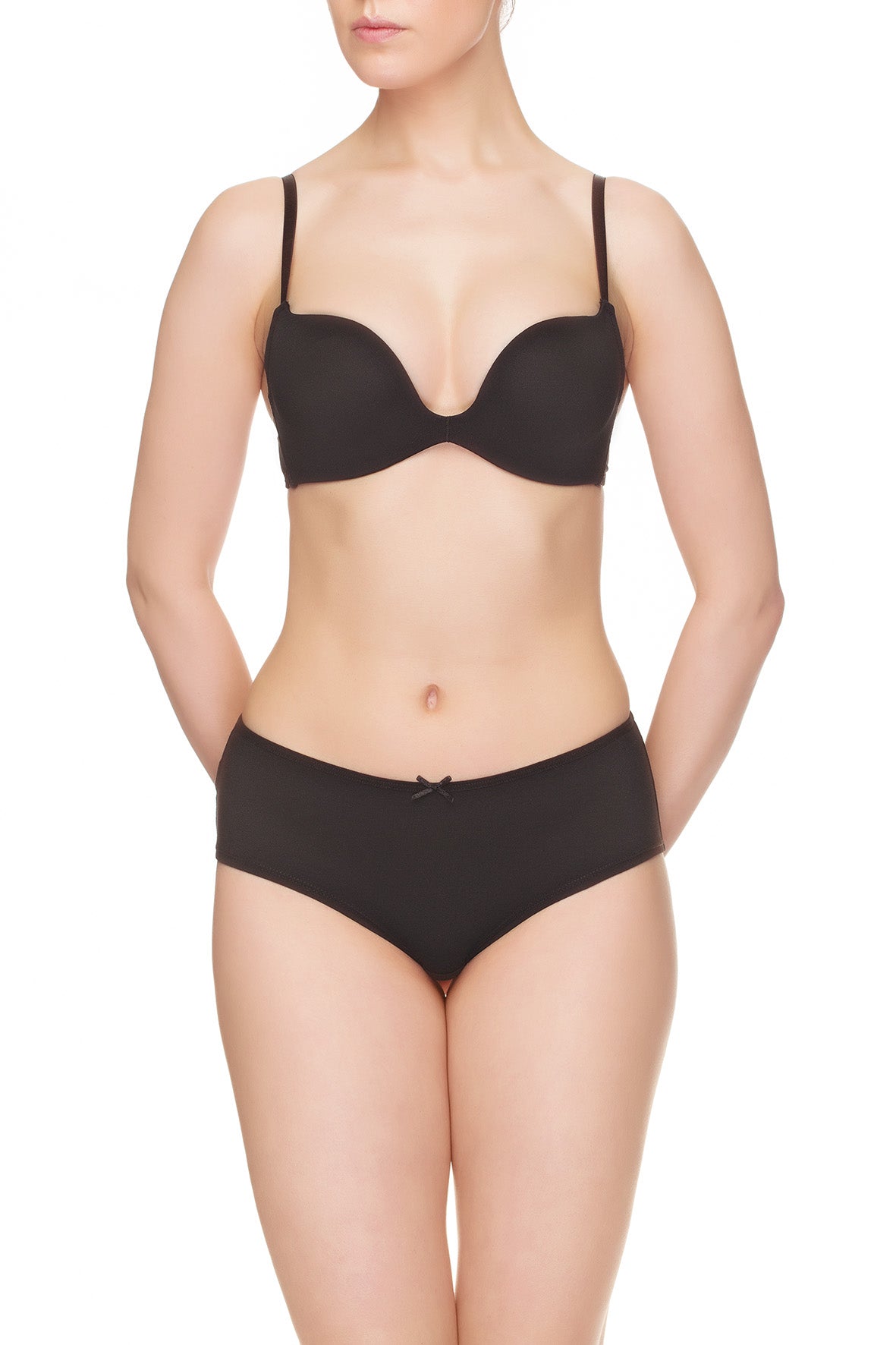 Stuttbuxur Cotton 92J70 – svartar